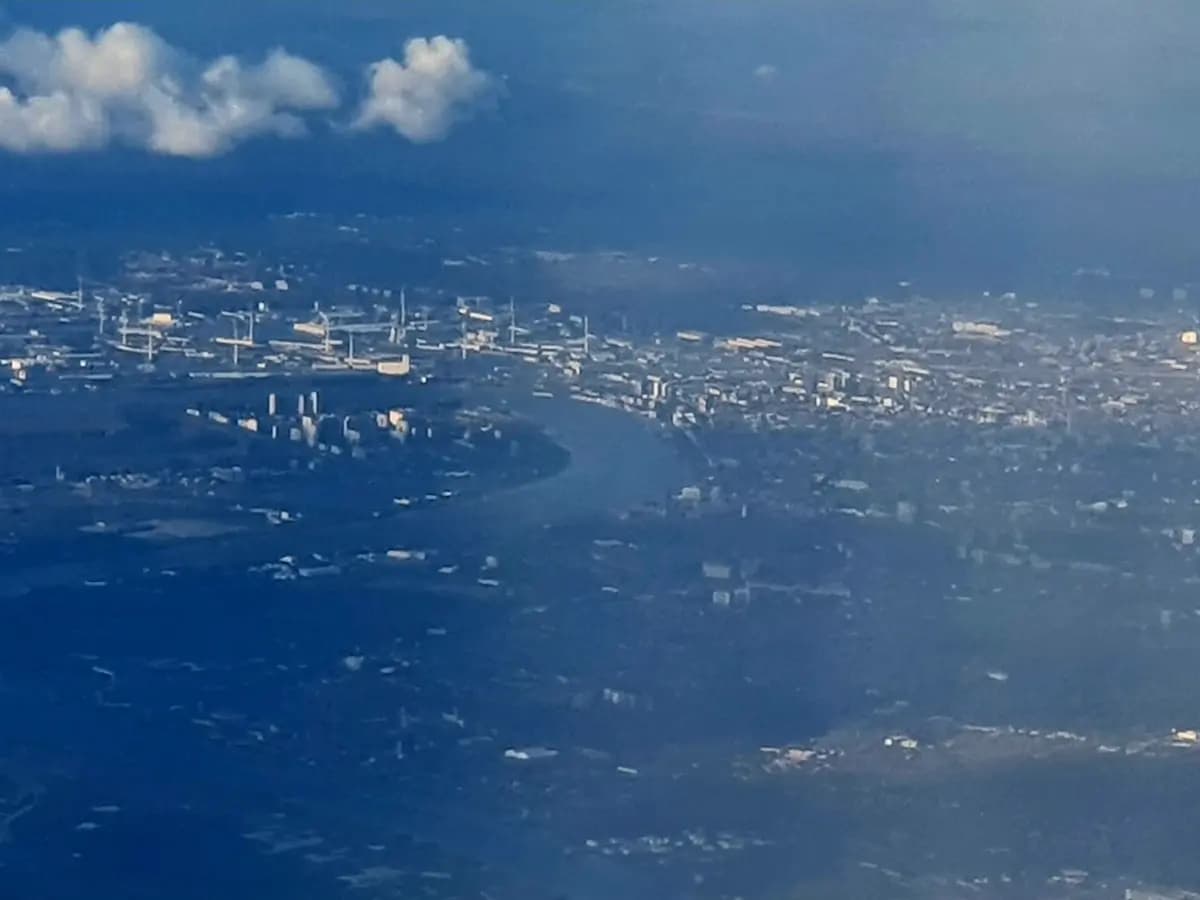 Aerial view of Antwerp