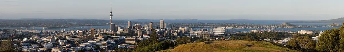 Aerial view of Auckland
