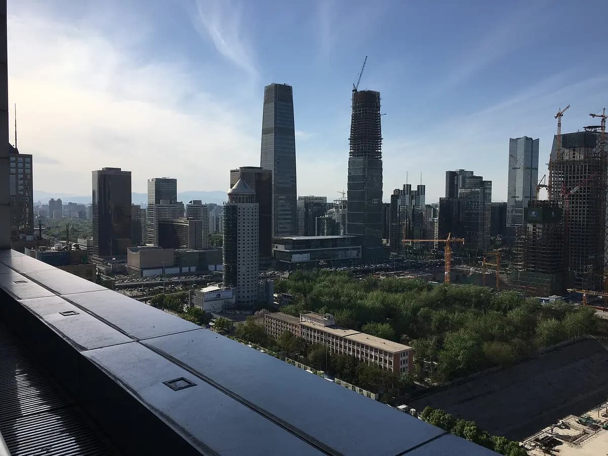 Aerial view of Beijing