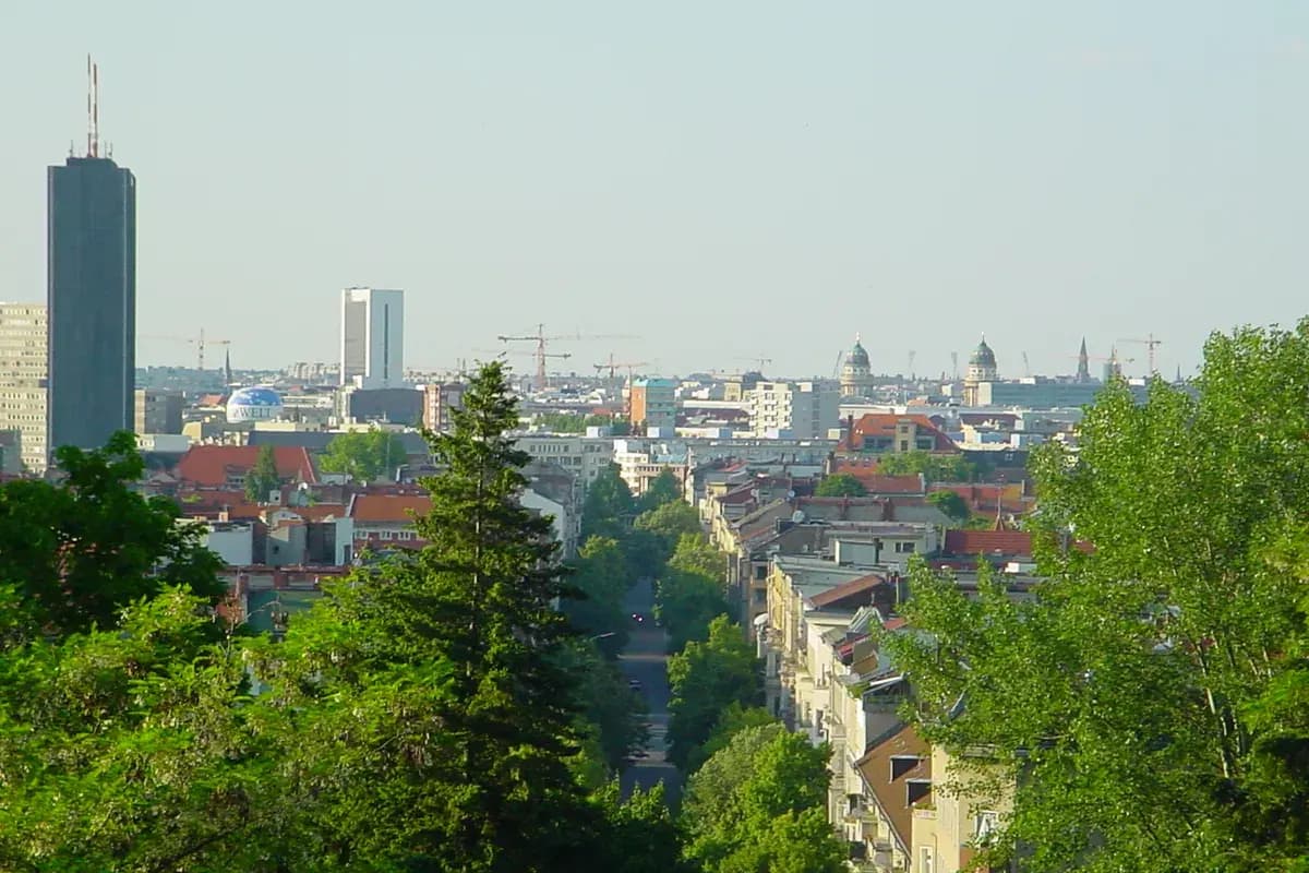Aerial view of Berlin