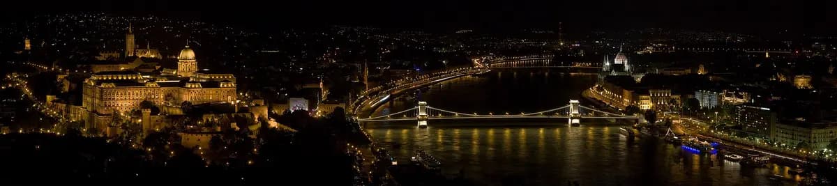 Aerial view of Budapest
