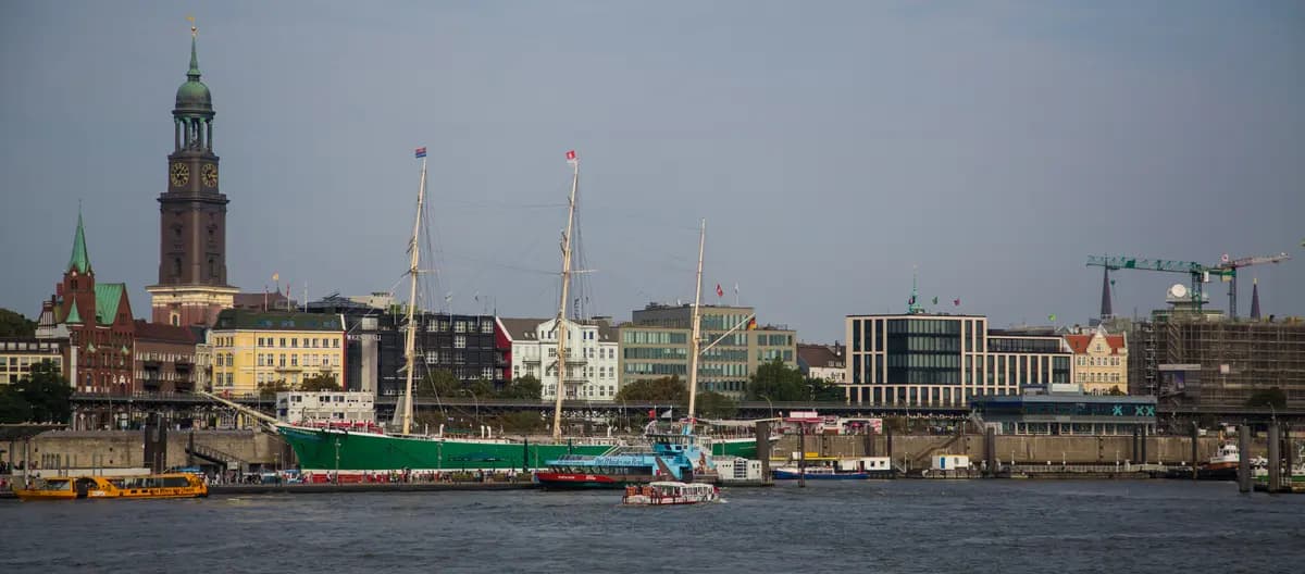 Aerial view of Hamburg