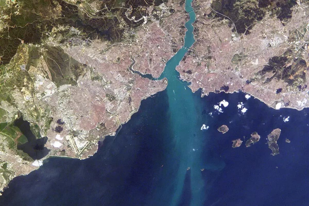 Aerial view of Istanbul
