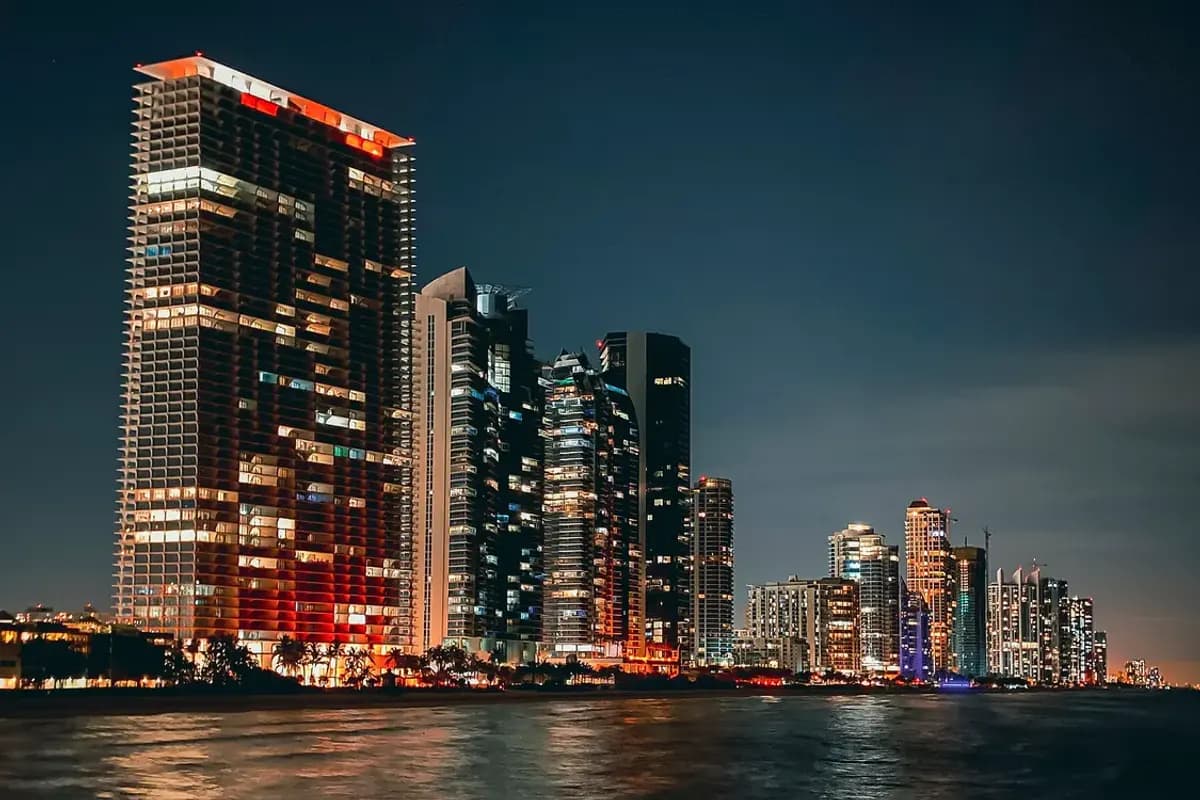 Aerial view of Miami