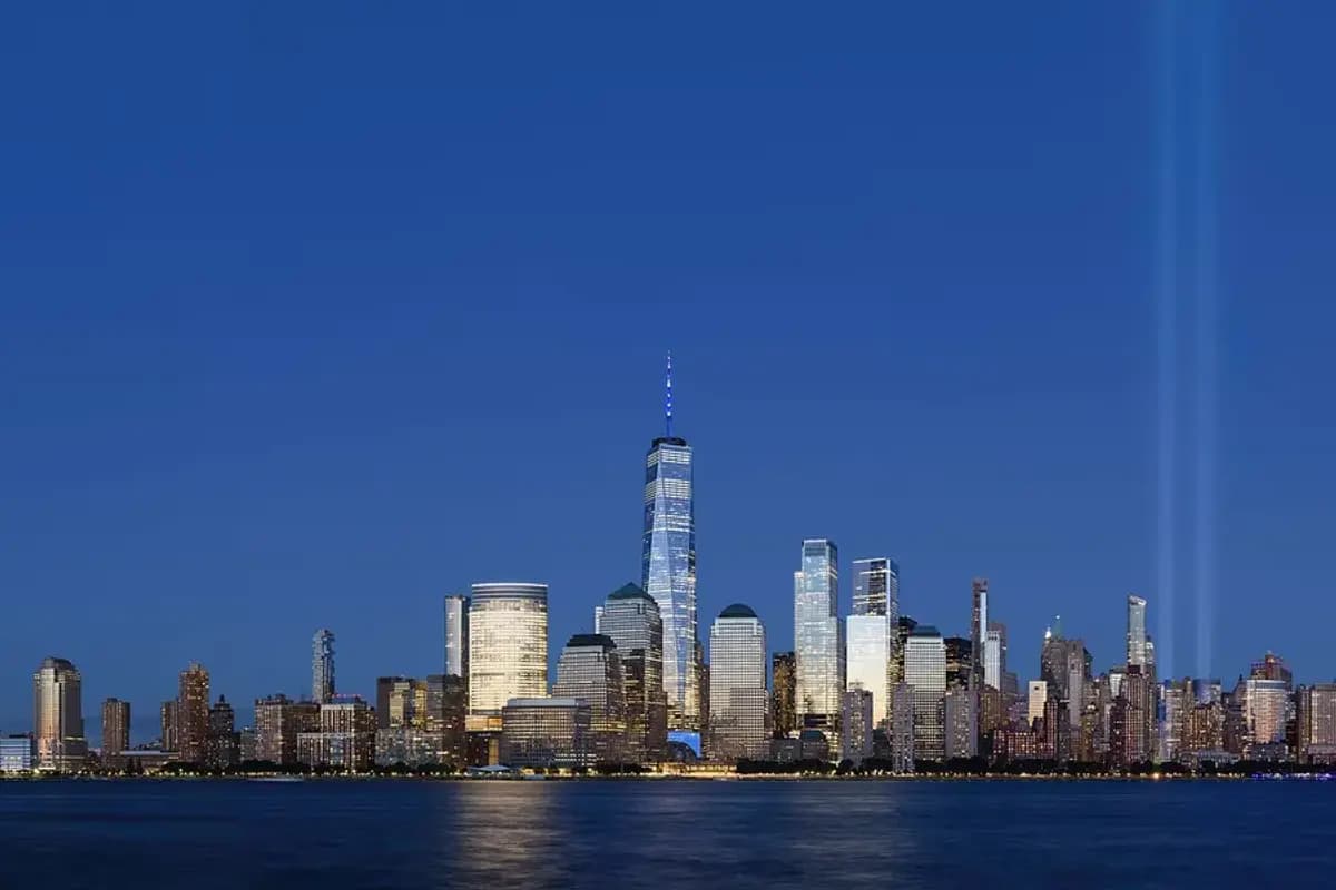 Aerial view of New York
