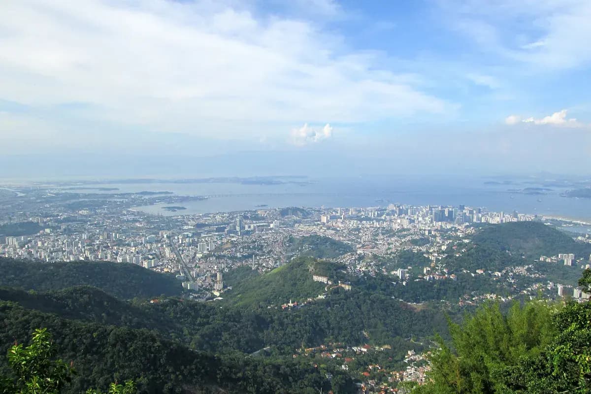 Aerial view of Rio de Janeiro