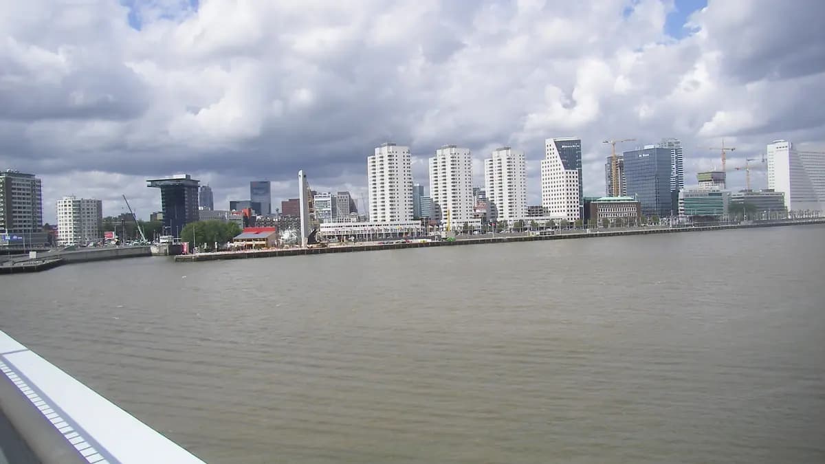 Aerial view of Rotterdam