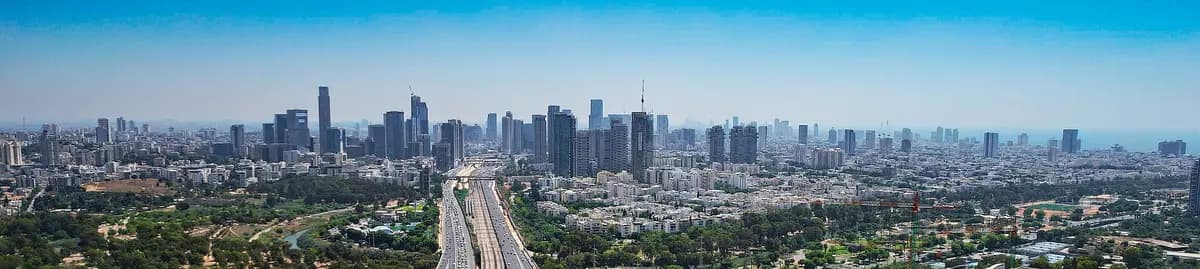 Aerial view of Tel Aviv