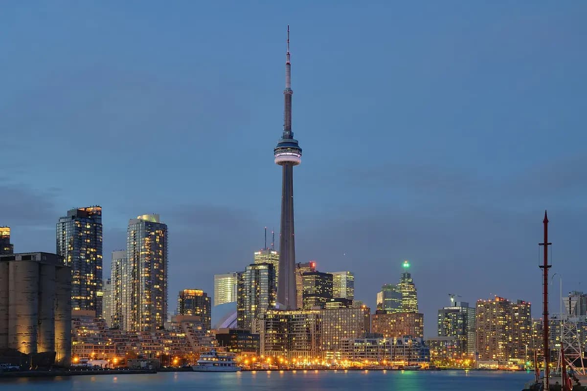 Aerial view of Toronto