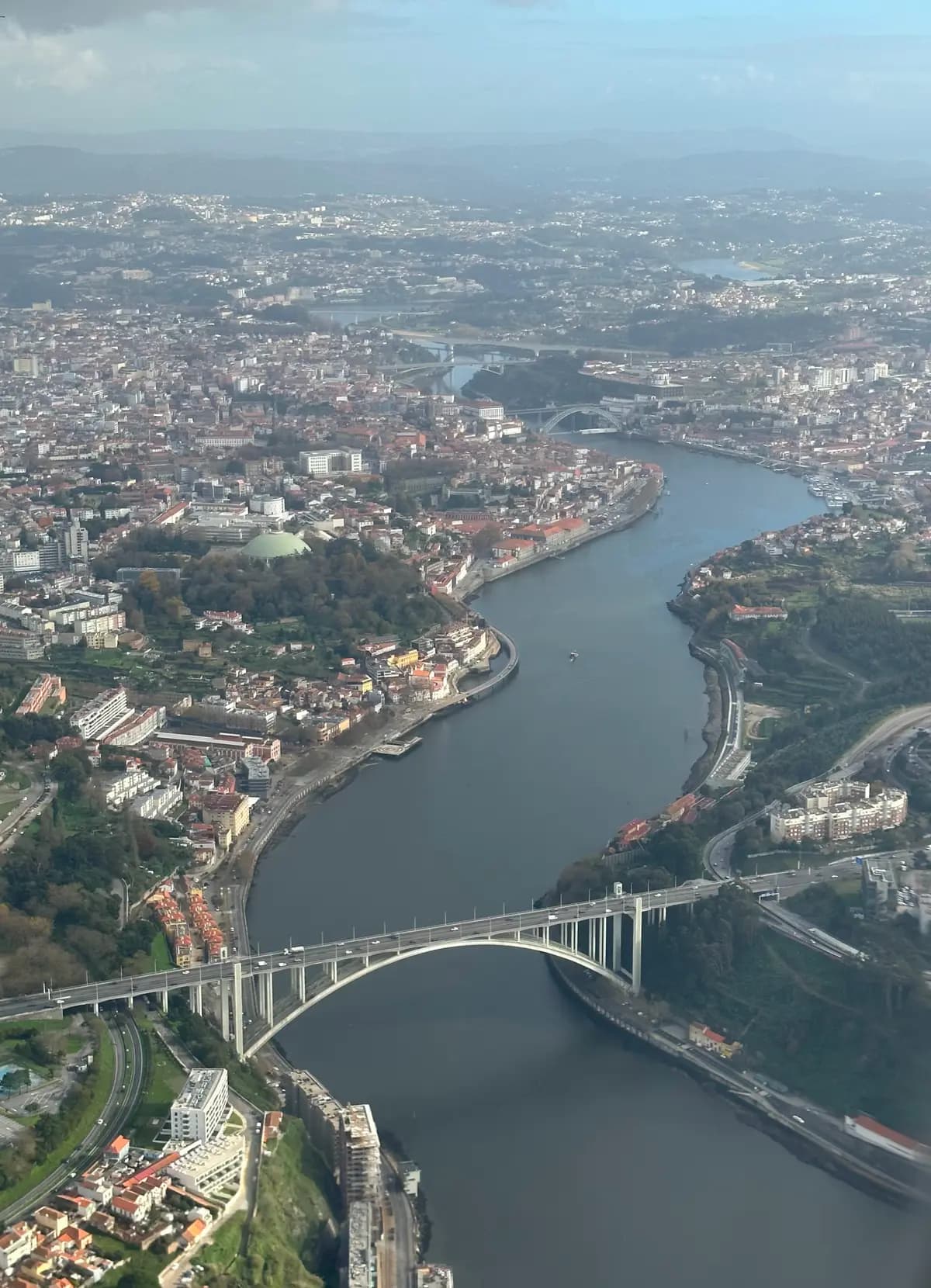 Aerial view of Porto