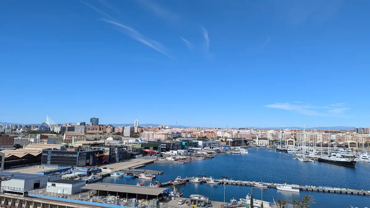 Aerial view of Valencia